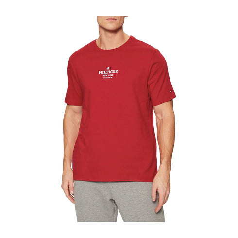 Tommy Hilfiger T-shirt T-shirt Uomo RWB con stampa S P25 - TOMMY HILFIGERMW38980 - XLD - S - Francavilla Moda